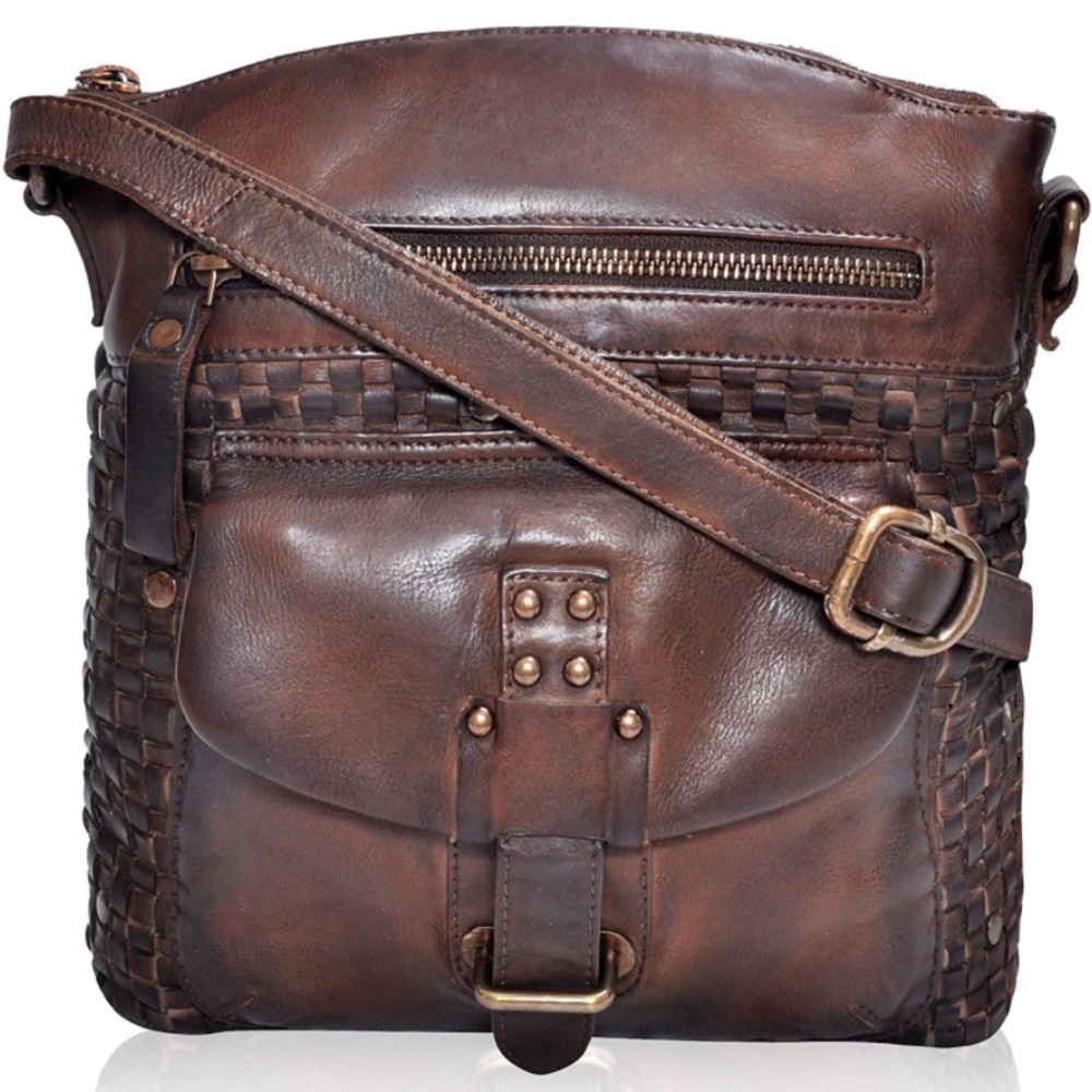 Brand New Genuine Leather Vintage  Crossbody Sling bag for Women